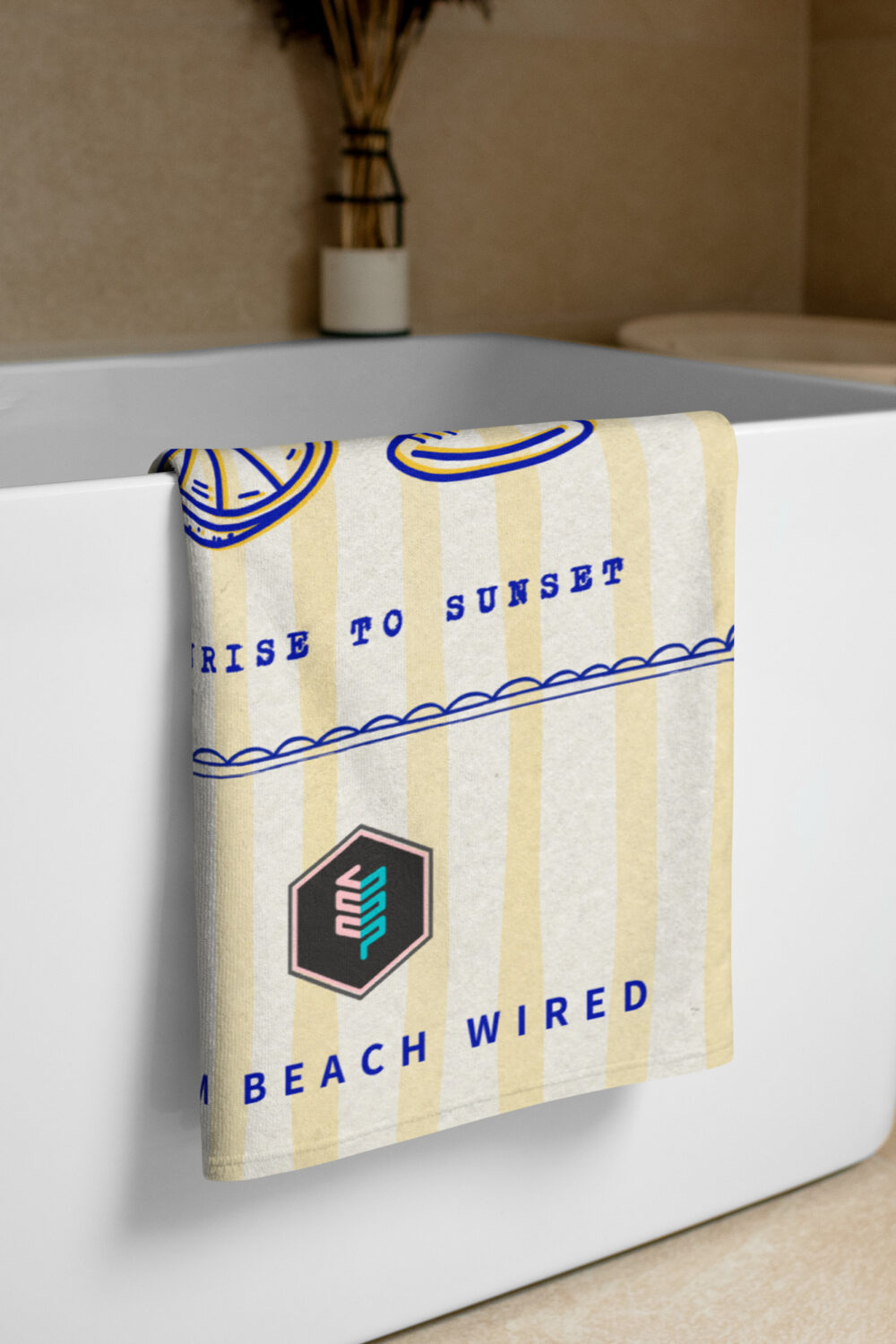 Limon Cello Sunrise to Sunset Beach Towel – Palm Beach Wired Exclusive - Image 4
